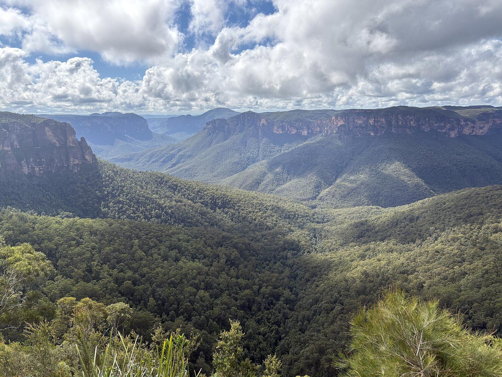 Govetts Leap escarpment lookout near Blackheath, Blue Mountains
