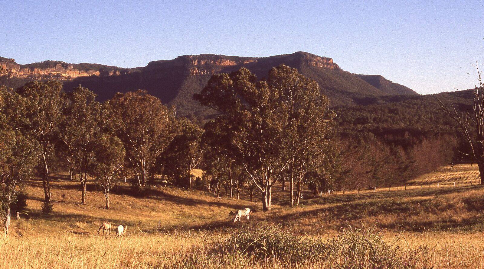 Rural upper-mountains cabin image used for Blackheath holiday park planning