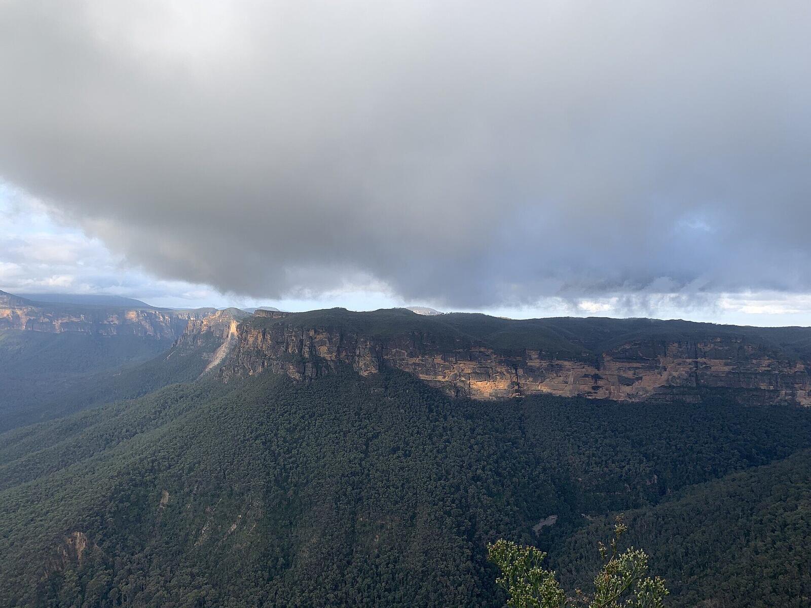 Misty Blue Mountains valley views — private no-driving Blue Mountains escape from Sydney