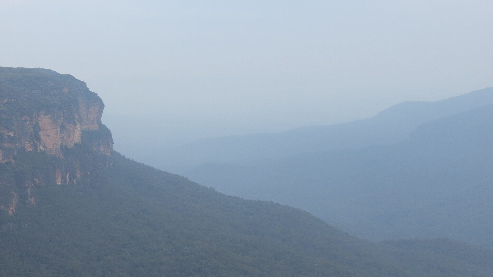 Wentworth Falls lookout in Blue Mountains National Park